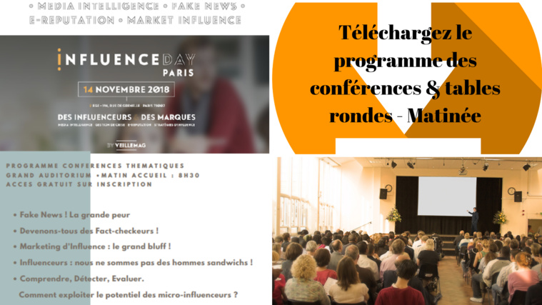 @InfluenceDay. 14 nov. Téléchargez le programme Conférences et Tables rondes. Matinée