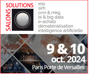 9 et 10 octobre 2024, Paris Expo Porte de Versailles. Les Salons Solutions. Gouvernance des entreprises IT. IA & Data