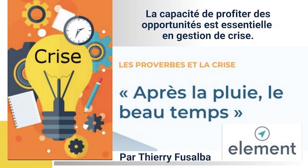 Les proverbes de la crise. «Après la pluie, le beau temps». Par Thierry Fusalba