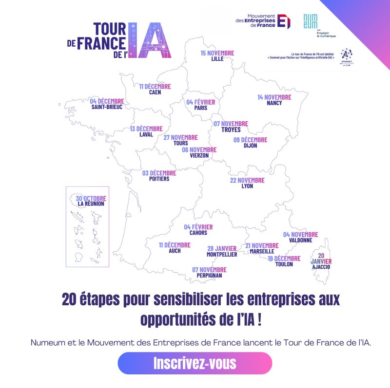 Agenda : 4 février 2025 « Bilan du Tour de France de l’IA & ambitions partagées »