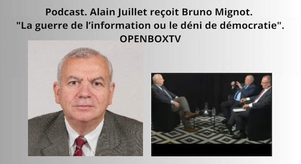 Voir le podcast. Bruno Mignot, Alain Juillet, Claude Medori